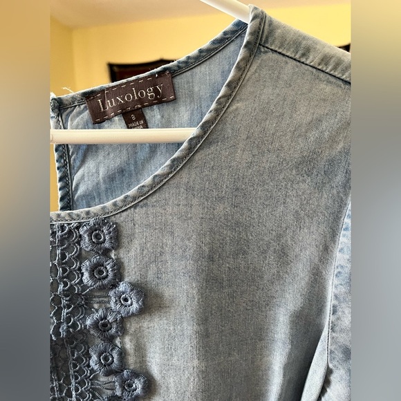 Ombré chambray cotton dress from Luxology, like new condition! - Picture 6 of 7